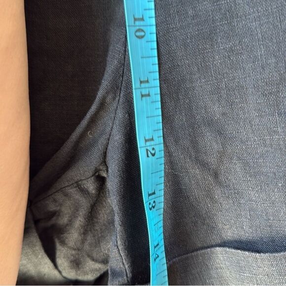 Sleeper Cuffed Linen Black Shorts - Picture 7 of 8